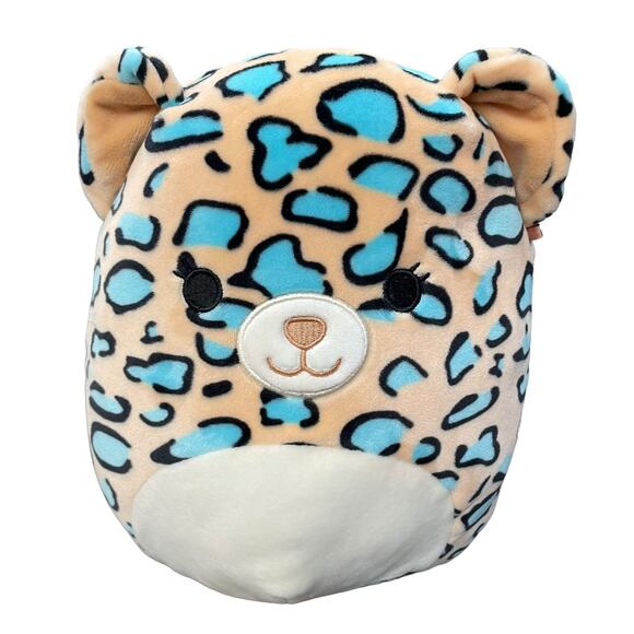 Squishmallows Plush Leopard Cheetah Liv Emanga Pillow Stuffed Animal Nursery 9” - Picture 9 of 9